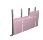 Облицовъчни стени (обшивка на шахти) с двойна обшивка от гипсокартонени плоскости