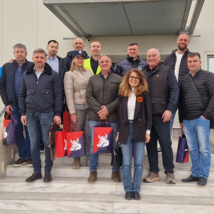 Визита в завод за производство на готови шпакловки Norgips на група Knauf Гърция