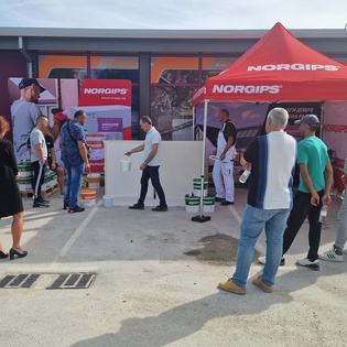20241009_143900.jpg, Презентации на готови шпакловки Norgips